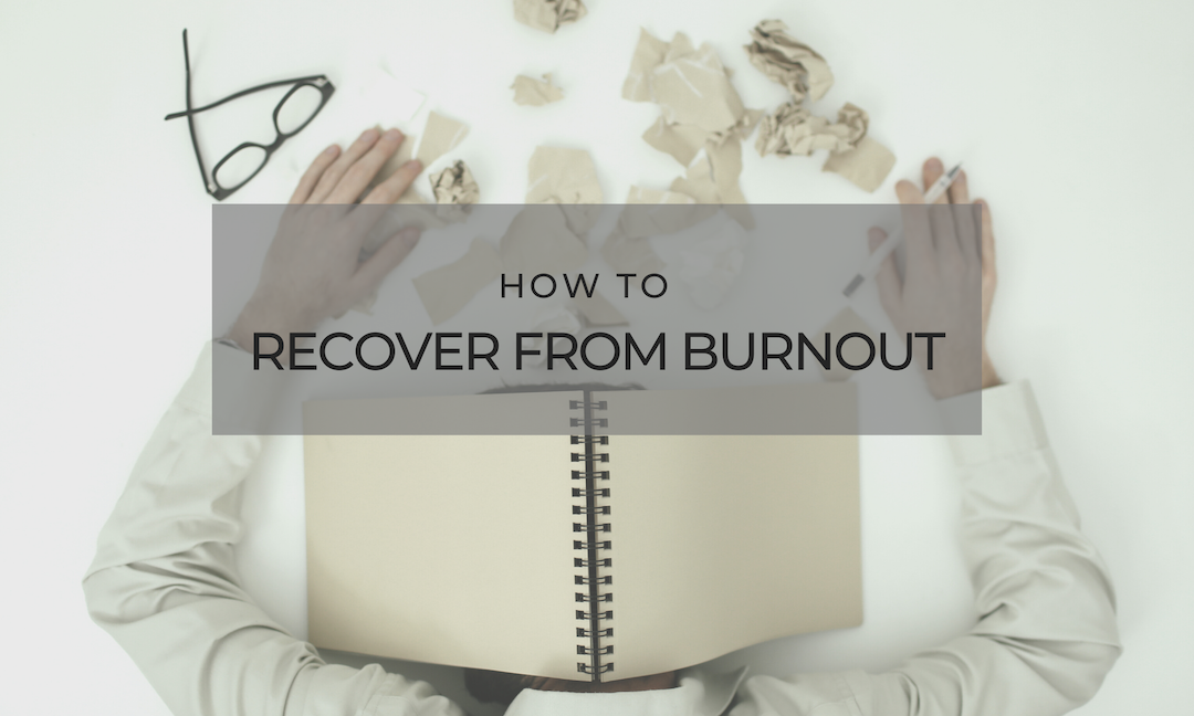 New Horizon How To Recover From Burnout